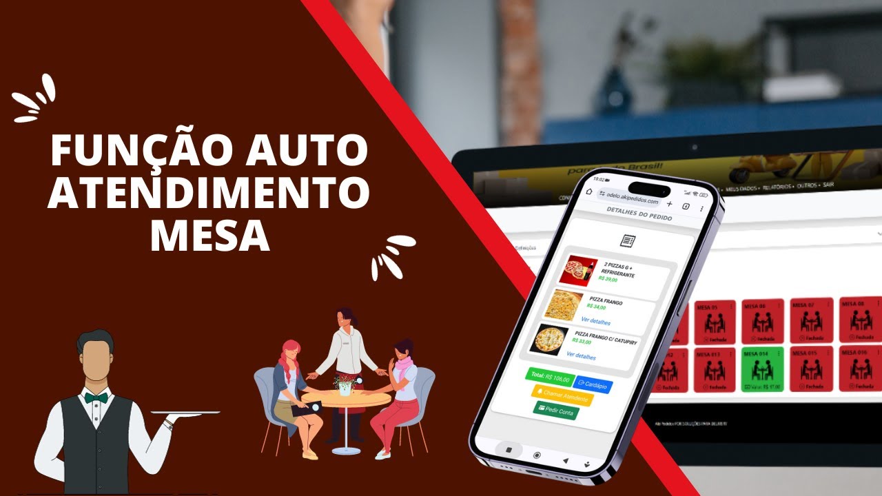 Autoatendimento em Mesa - Comanda