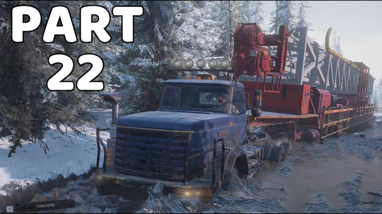SnowRunner: Gameplay Part 22 - Floating Drill [ 1440p 60FPS ]