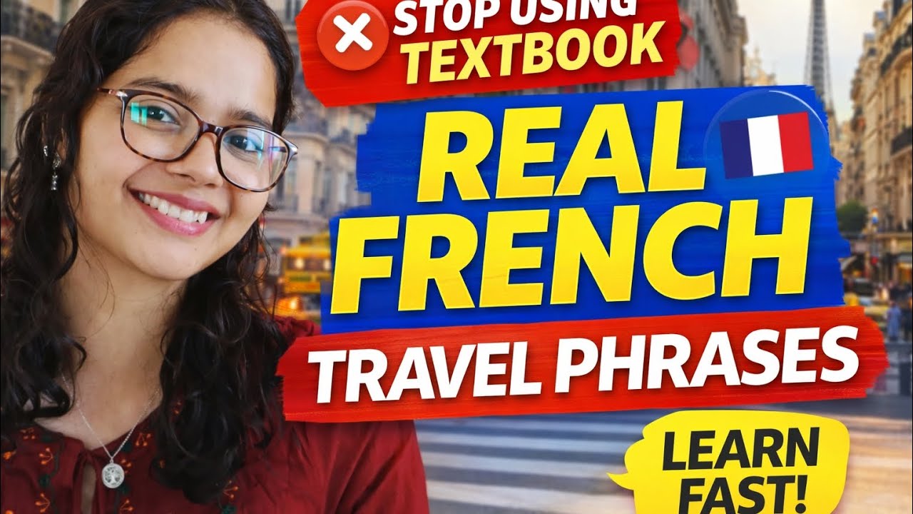Real French for Travel |  🇫🇷 Not the Textbook Stuff 😳 #speakfrench 