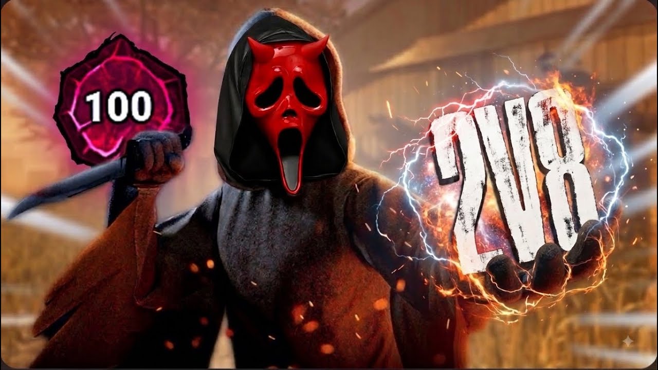 When a P100 Ghost Face Enters 2v8 | DBD | 4k 120FPS Gameplay | no 🔇