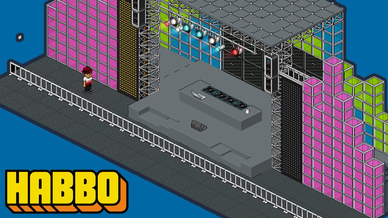 Como hacer un Habbo Escenario | Turcasso