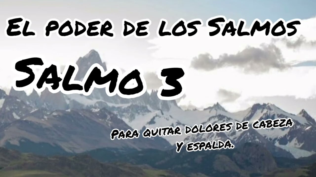 Salmo 3  + Acto Profético