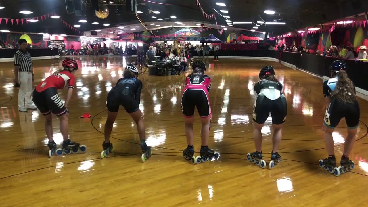 2019 Orlando Inline Speed Skating Challenge World Class Ladies 500 Meter | Heat 1
