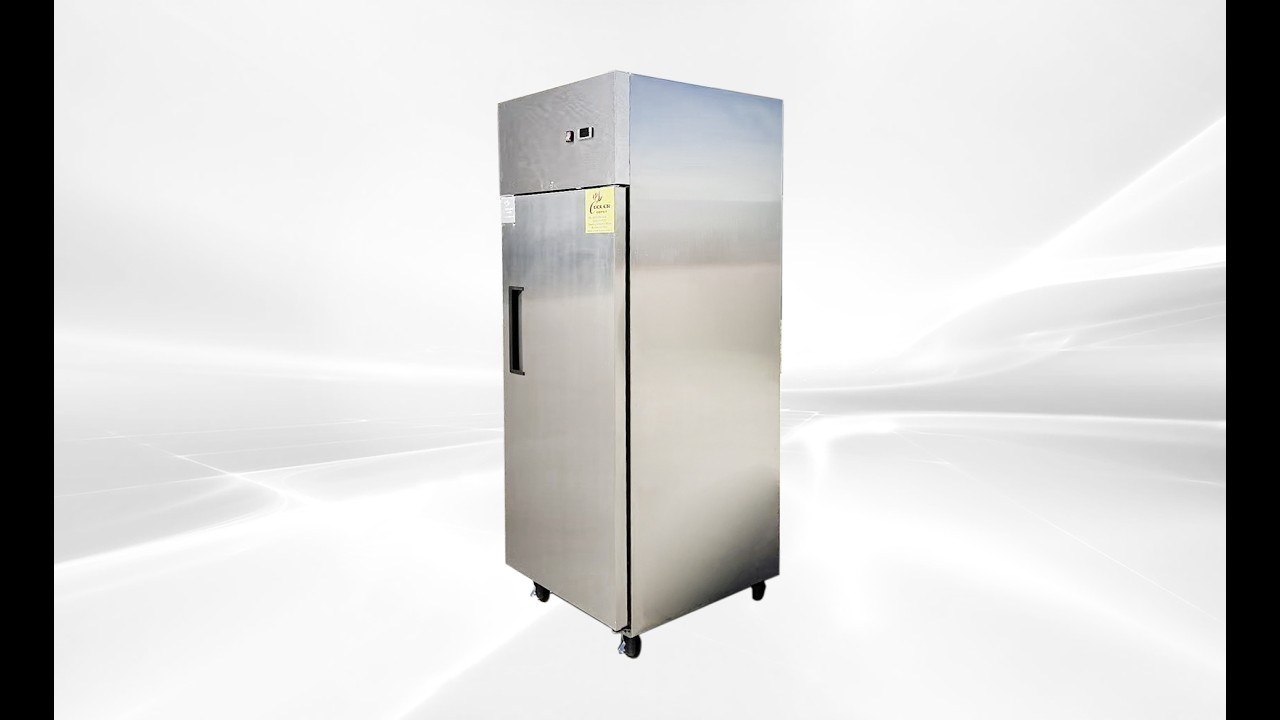 NSF Stainless Steel One Door Top Mount Reach In Freezer 27 ins Vertical freezer cabinet E30AF