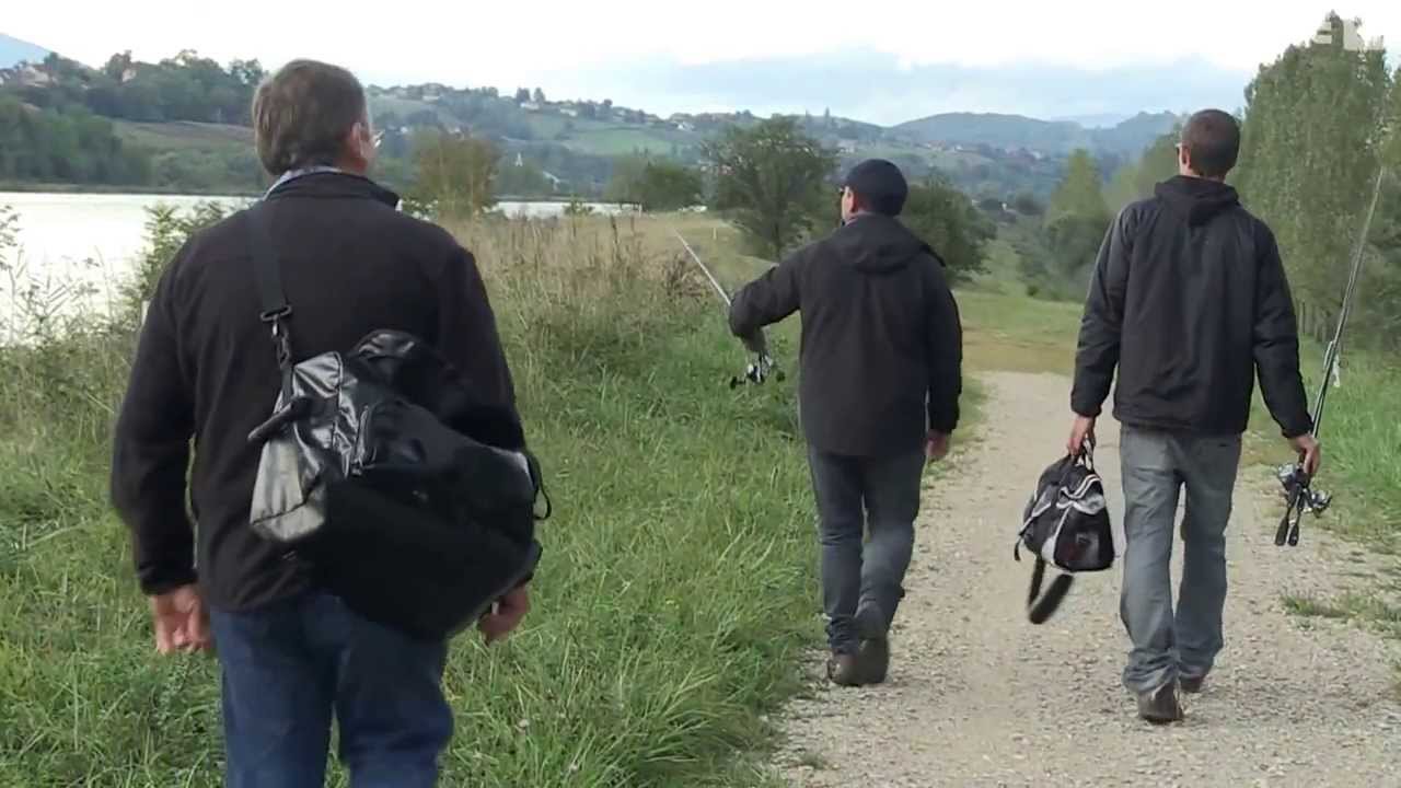 Pêche au brochet en coup du soir dans l'Ain sur le canal du Rhône