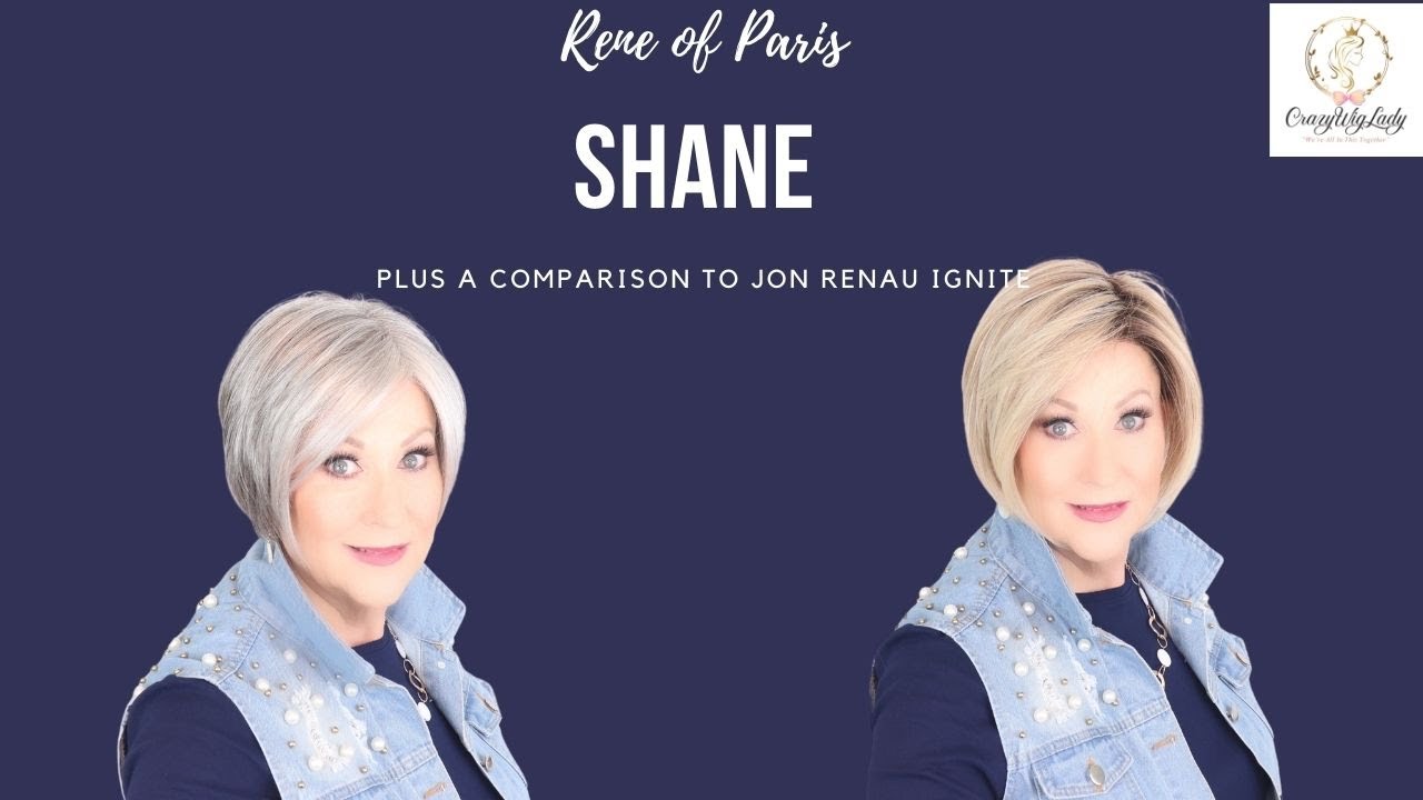 NEW STYLE❗Rene of Paris SHANE wig review❗| SILVER STONE | Comparison to Jon Renau Ignite