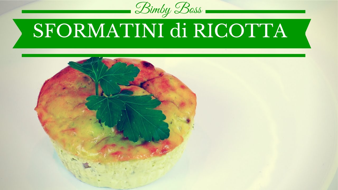 Sformatini di Ricotta e Prosciutto Cotto | Bimby TM6 - TM5 -TM31 | Thermomix