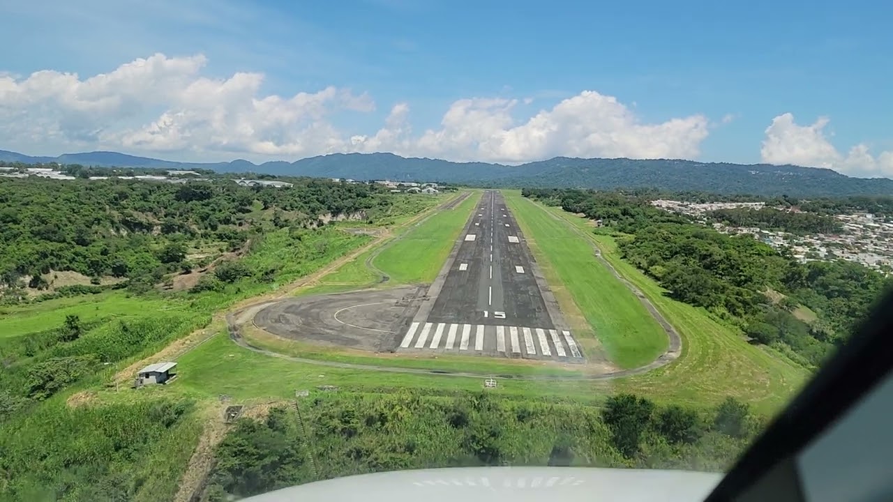 Approach and landing to Ilopango, San Salvador (MSSS).  CJ4.  #cj4 #citationpilots