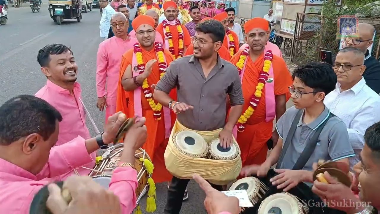 Sukhpar - Shree Shikshapatri Dwishatabdi Mahotsav - Pothi Yatra at Shree Swaminarayan Mandir Sukhpar