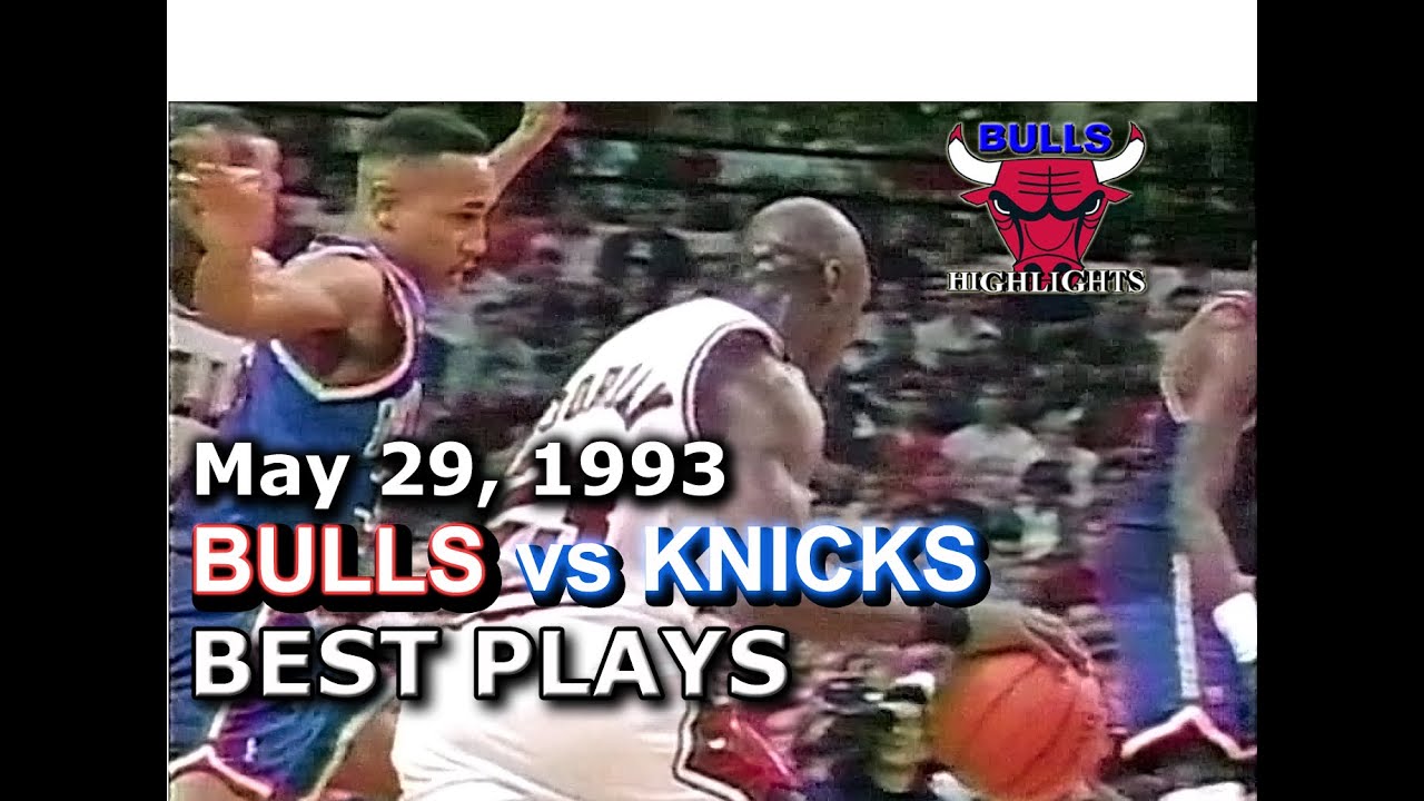 1993 Bulls vs Knicks game 3 HD highlights