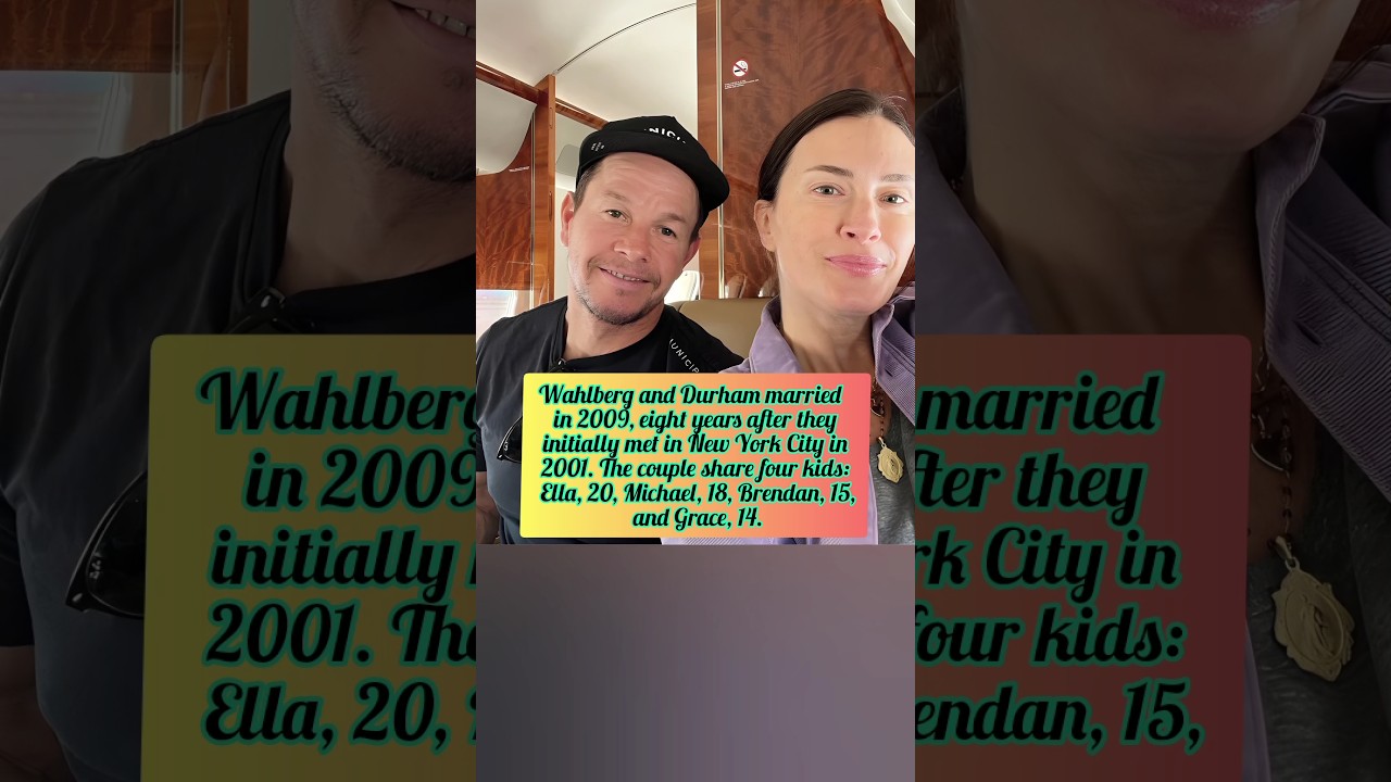 Mark Wahlberg and wife Rhea Durham Celebrate 15 Years of marriage 💒 #love #family