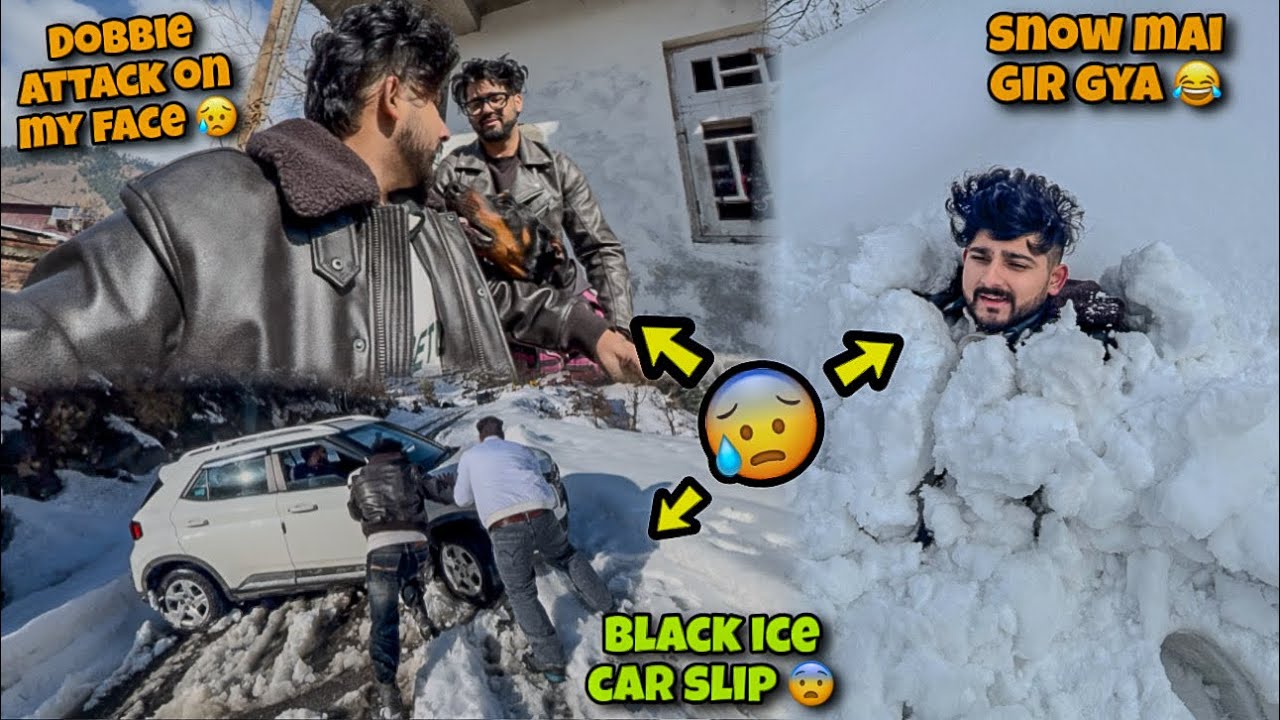 Dobbie Attack On My Face 🤯 Snow Mai Gir Gya Mai 😱  BHADERWAH TRIP 🤗 || EPISODE - 3 || ♥️