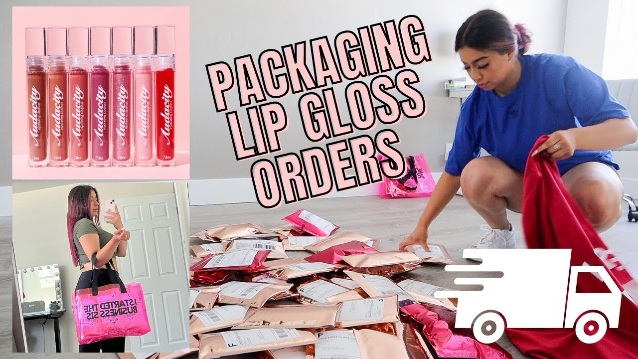 PACKAGING AND SHIPPING ORDERS IN MY NEW APARTMENT! | Audacity Cosmetics