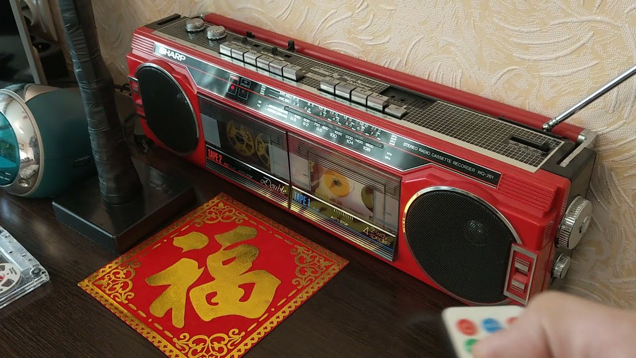 SHARP WQ-261Z(R) & Cassette mp3 player