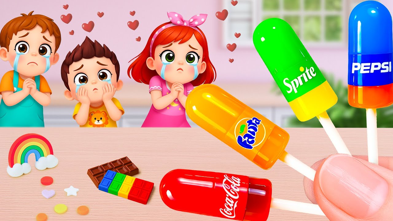 Miniature Rainbow Jelly Recipe 🌈 How To Make Colorful Mini Rainbow Jelly Decorating 💕 Little Yummy