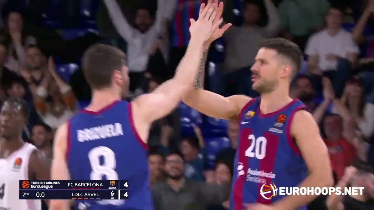 Nicolas Laprovittola (28 points on 8/10 3FG, 9 assists): FC Barcelona-LDLC ASVEL Villeurbanne 101-92