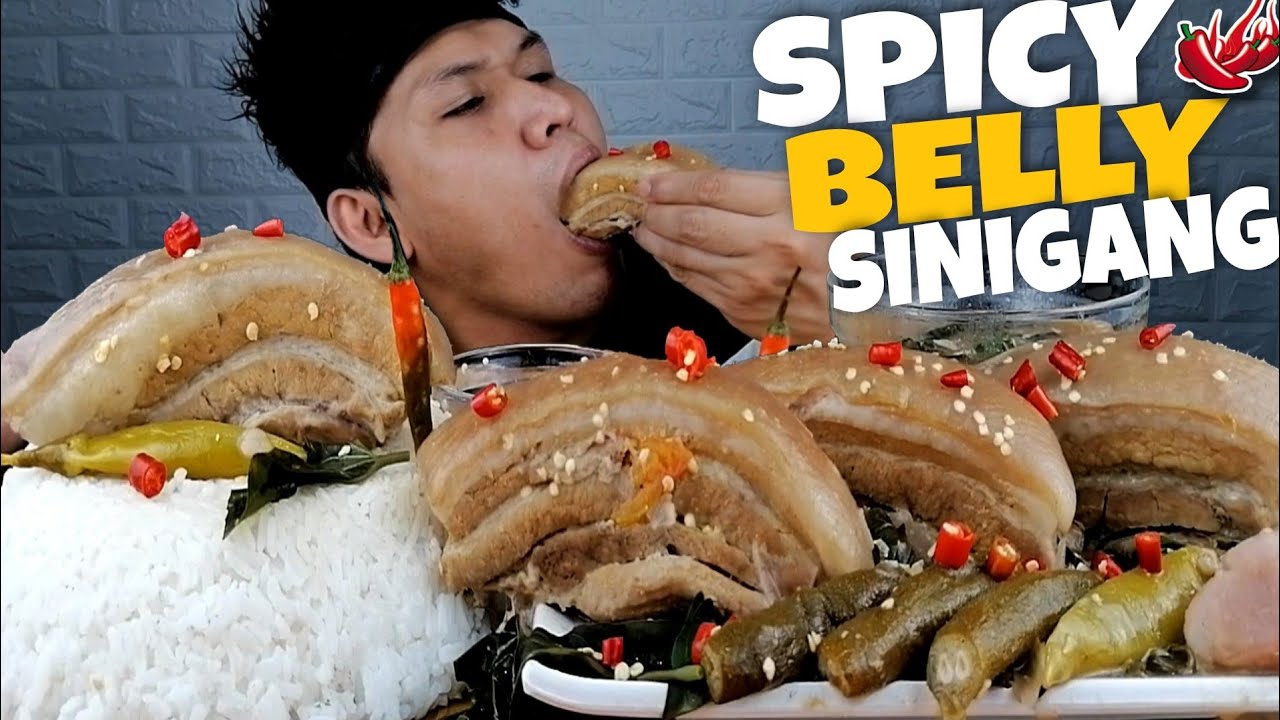 KILLER PORK BELLY SINIGANG MUKBANG | MUKBANG PHILIPPINES | PUTOK BATOK | Collab@sevillafamvlogs9625