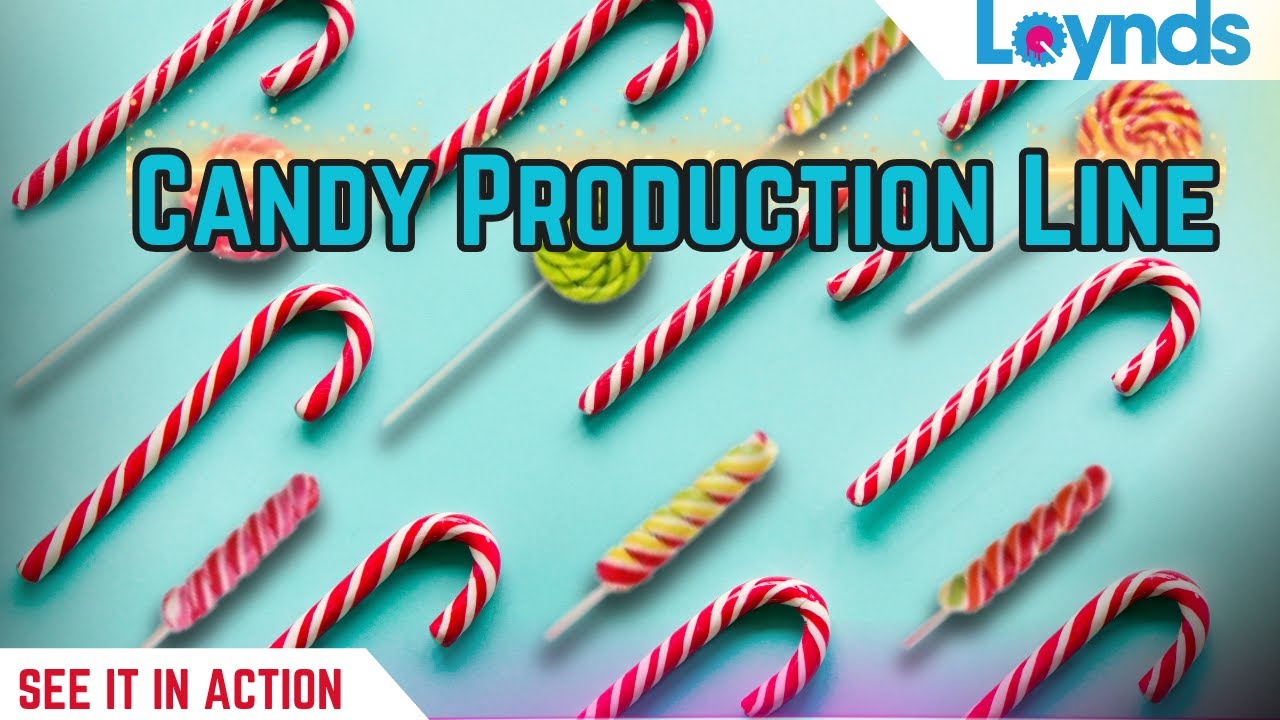 Candy Production Line for Manufacturing Candy Canes, Candy Bars and Lollipops