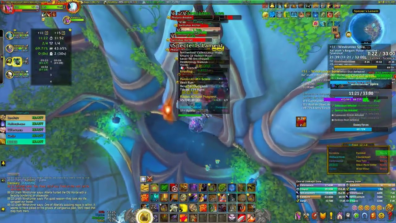 Mythic Plus: Windrunner Spire +11 - 14 Myth Dawncrests