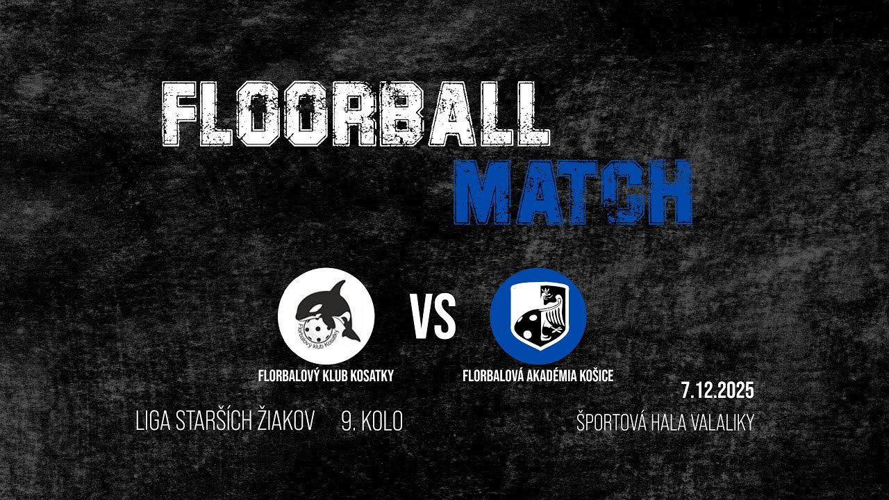 Florbalový klub Kosatky vs Florbalová Akadémia Košice