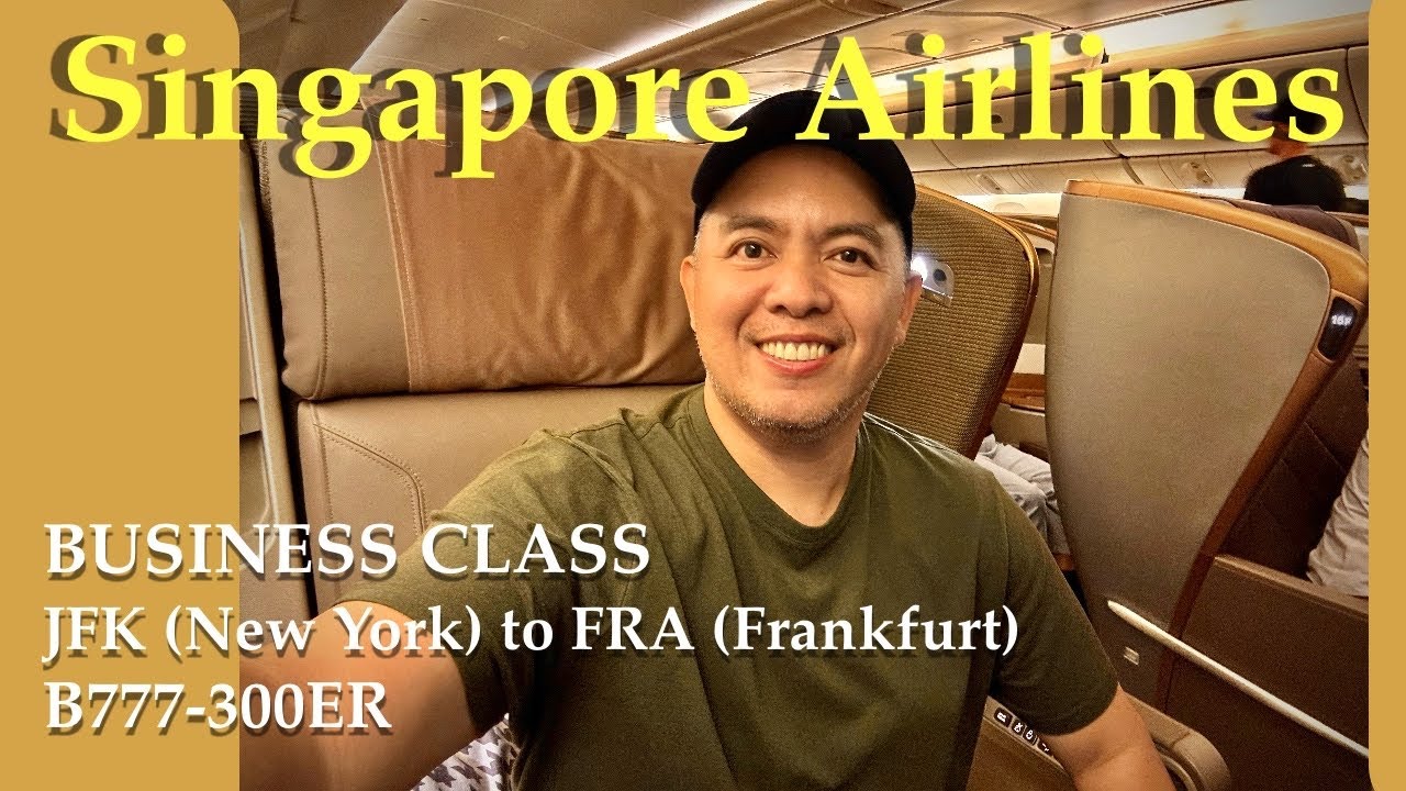 SINGAPORE AIRLINES, BUSINESS CLASS, JFK-FRA, B777-300ER