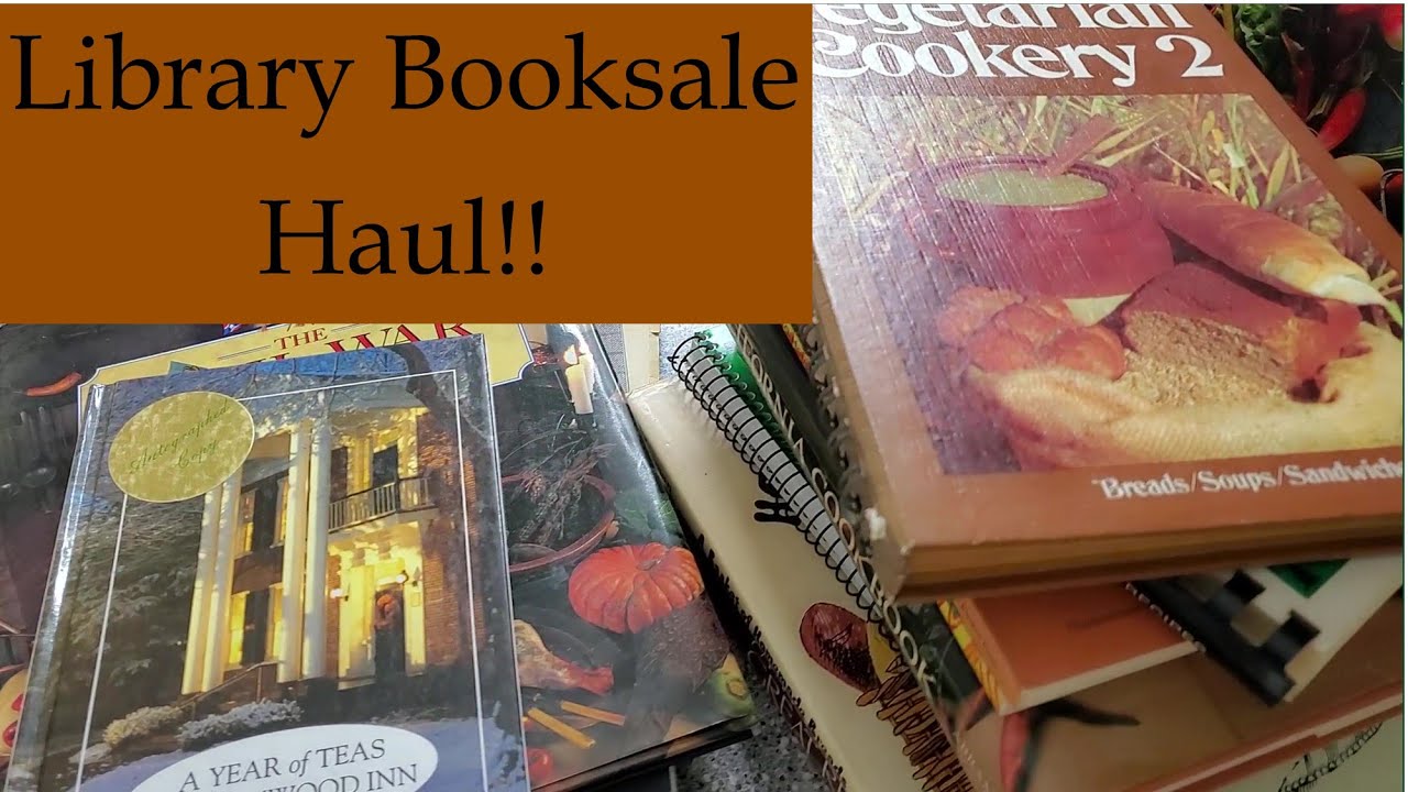 Library Book Sale Haul!! Vintage Cookbooks & More!! (Greeneville Tn)
