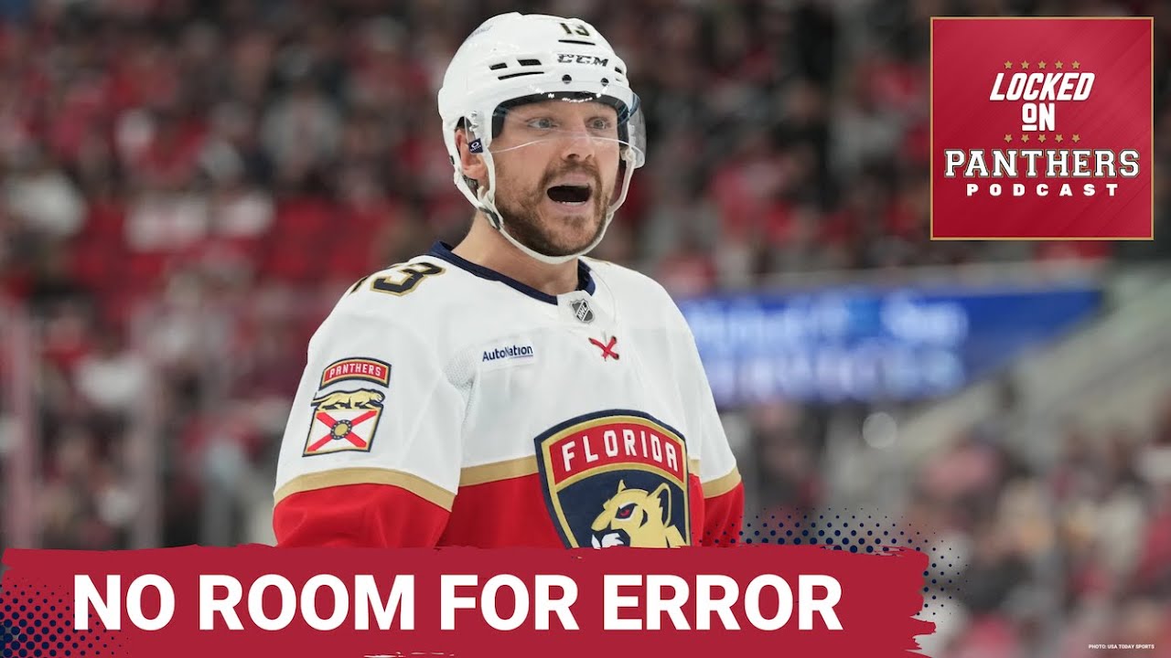 SLIPPING AWAY: Another late loss for the Panthers, as it leaves them little room for error now