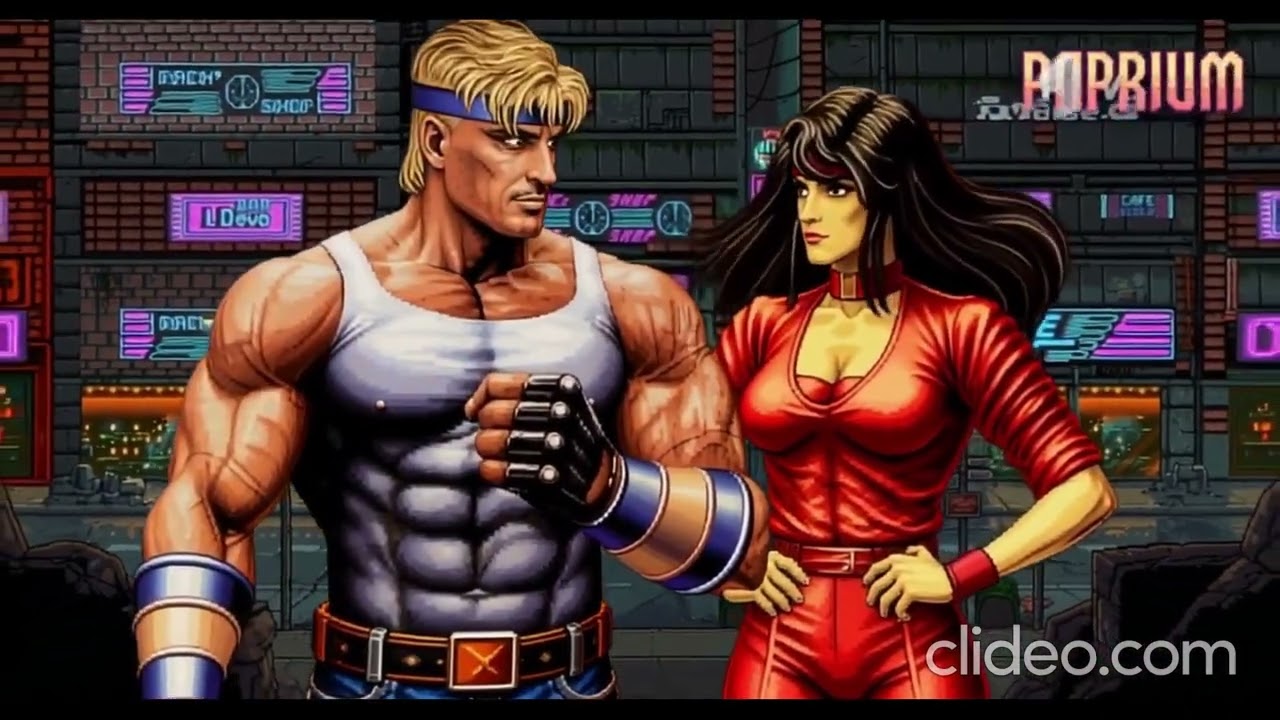 Streets of rage 1 Paprium Remake