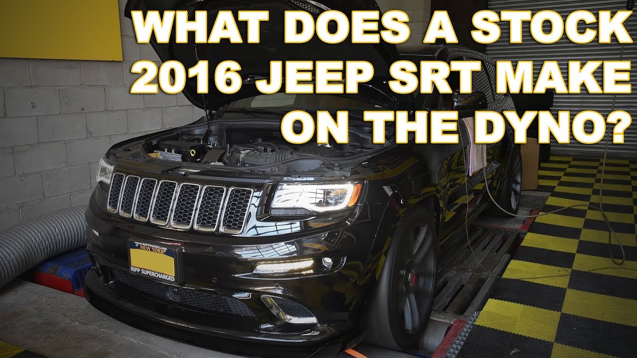 2016 Jeep SRT on the Dyno - How much power does it make stock?