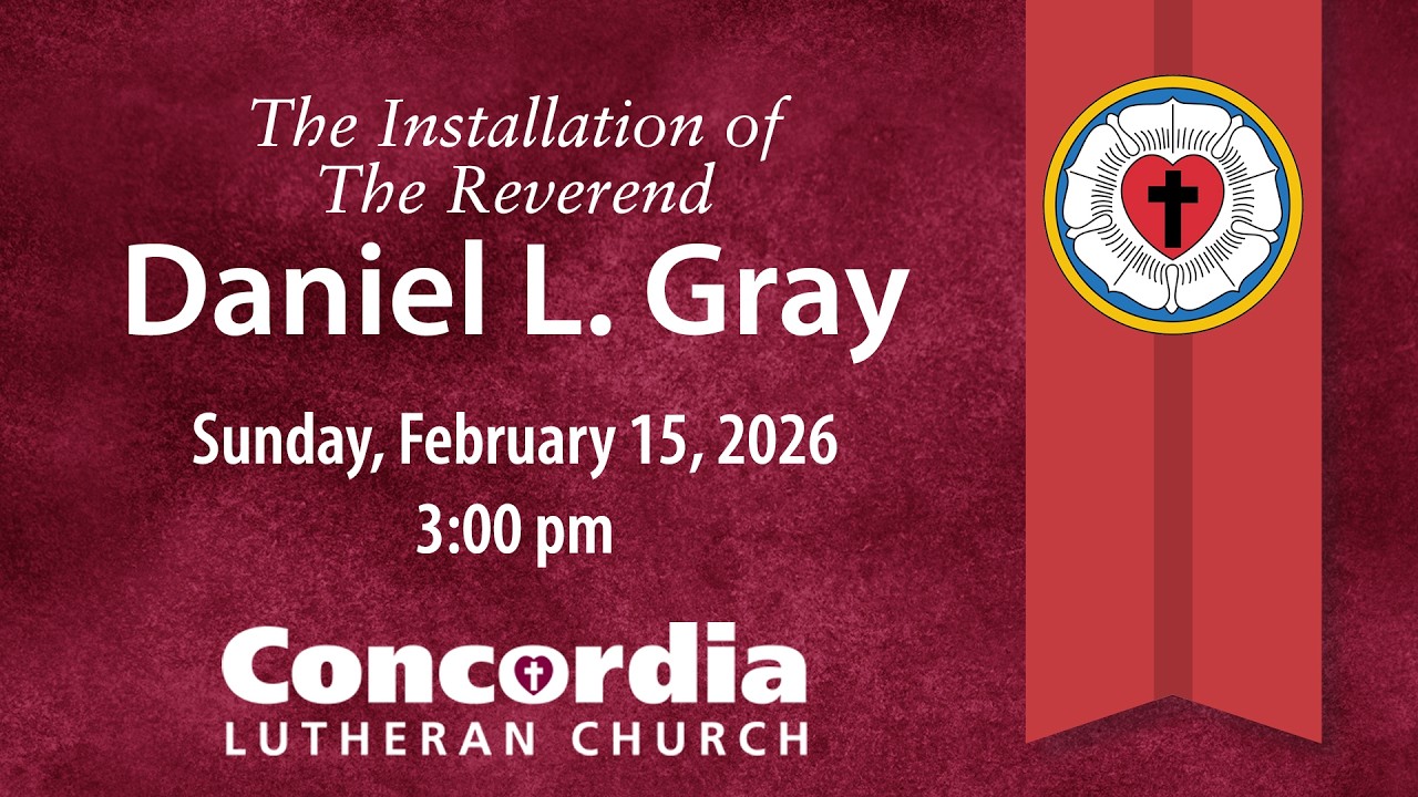 Installation of Pastor Gray