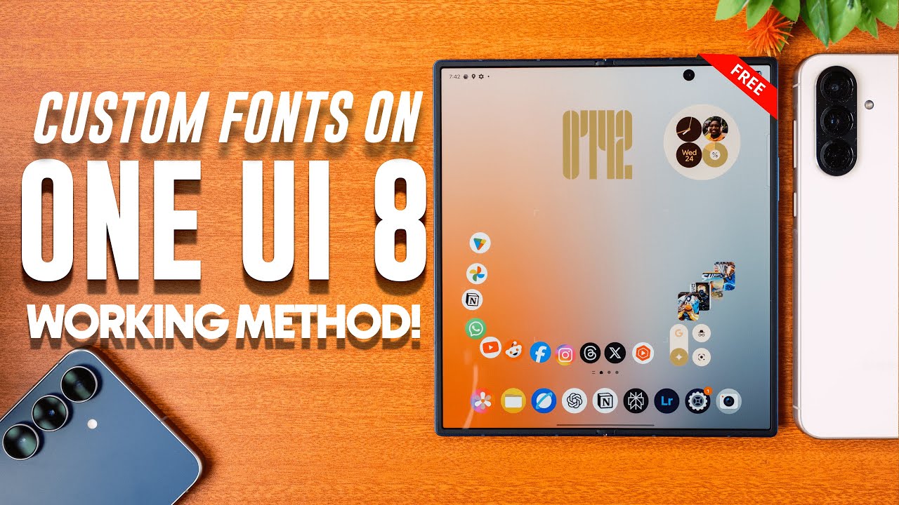 Изменение шрифтов в One UI 8: пошаговое руководство