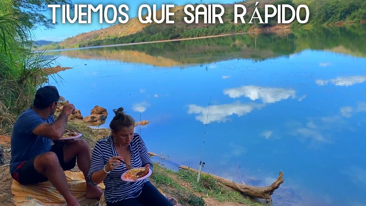 ACAMPAMENTO NESSE RIO, TIVEMOS QUE SAIR RÁPIDO OU O PIOR PODERIA ACONTECER.