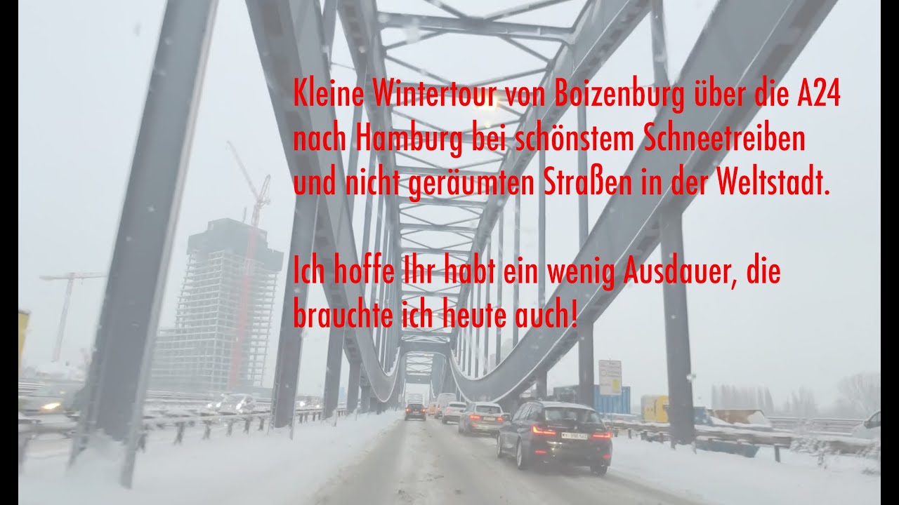 2026.01.08 -  Hamburg Tour im Schnee - Grüße an die Jungs von @RealUnwetterjaeger
