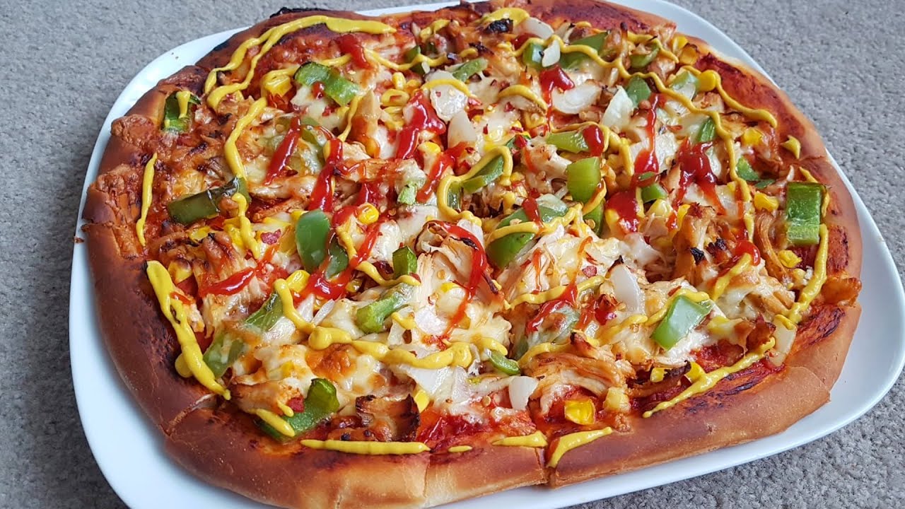 Chicken Pizza Recipe | Simple Pizza Recipe | So Easy So Yummy
