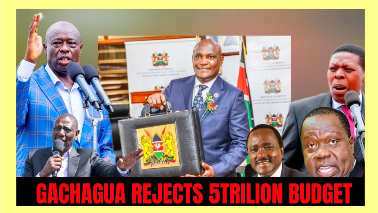 RIGATHI GACHAGUA LED OPPOSITION REJECTS 2026–2027 BUDGET, CLAIMS KSh 5 BILLION FOR CAMPAIGNS