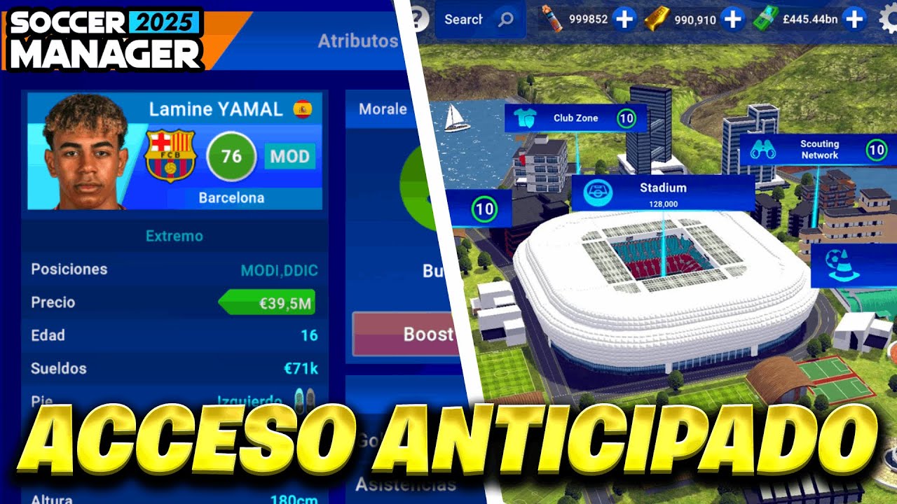 ¡ACCESO ANTICIPADO DE SOCCER MANAGER 2025 HA LLEGADO!