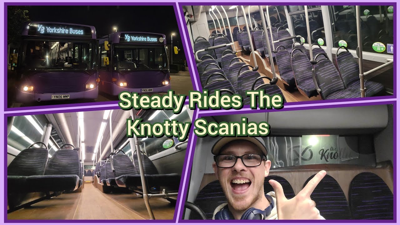 (SRE75) Steady Rides The Knotty Scanias - IN LEEDS!