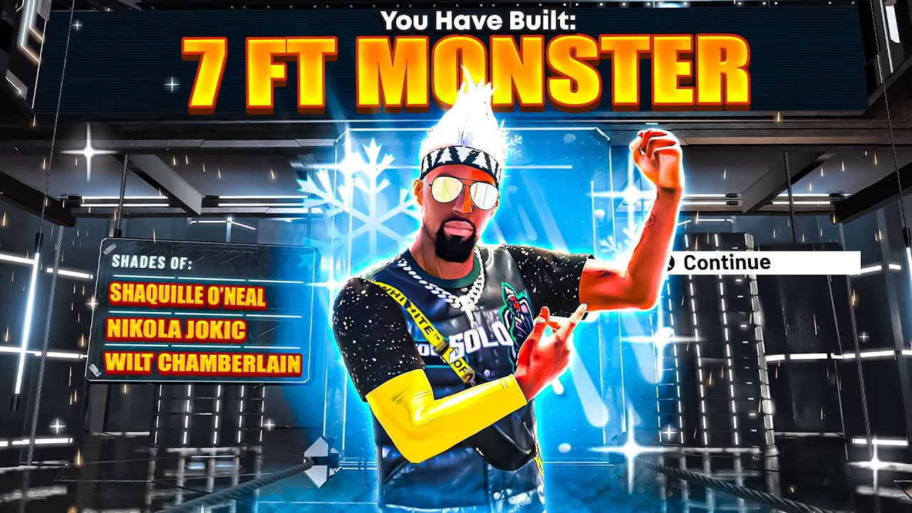 NEW BEST CENTER BUILD is an ABSOLUTE MONSTER in NBA 2K25! 7 FT BEST BIG MAN BUILD w/ BEST BADGES!