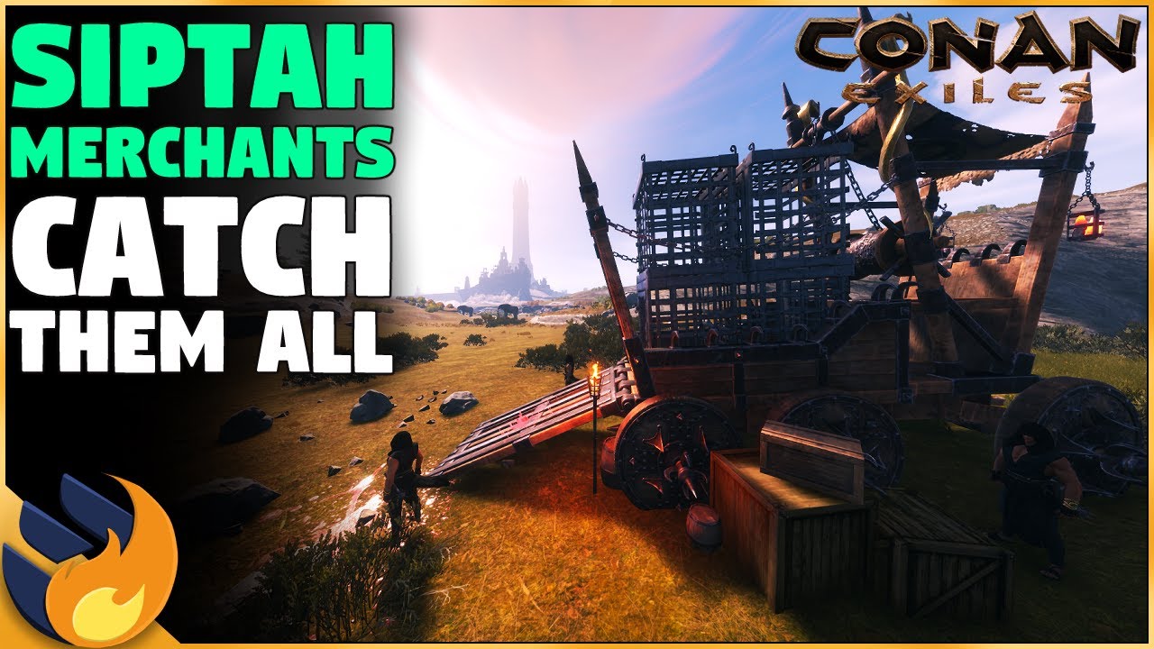 Siptah Event Merchant Cart Locations - Buy Legendries & More! | Conan Exiles |