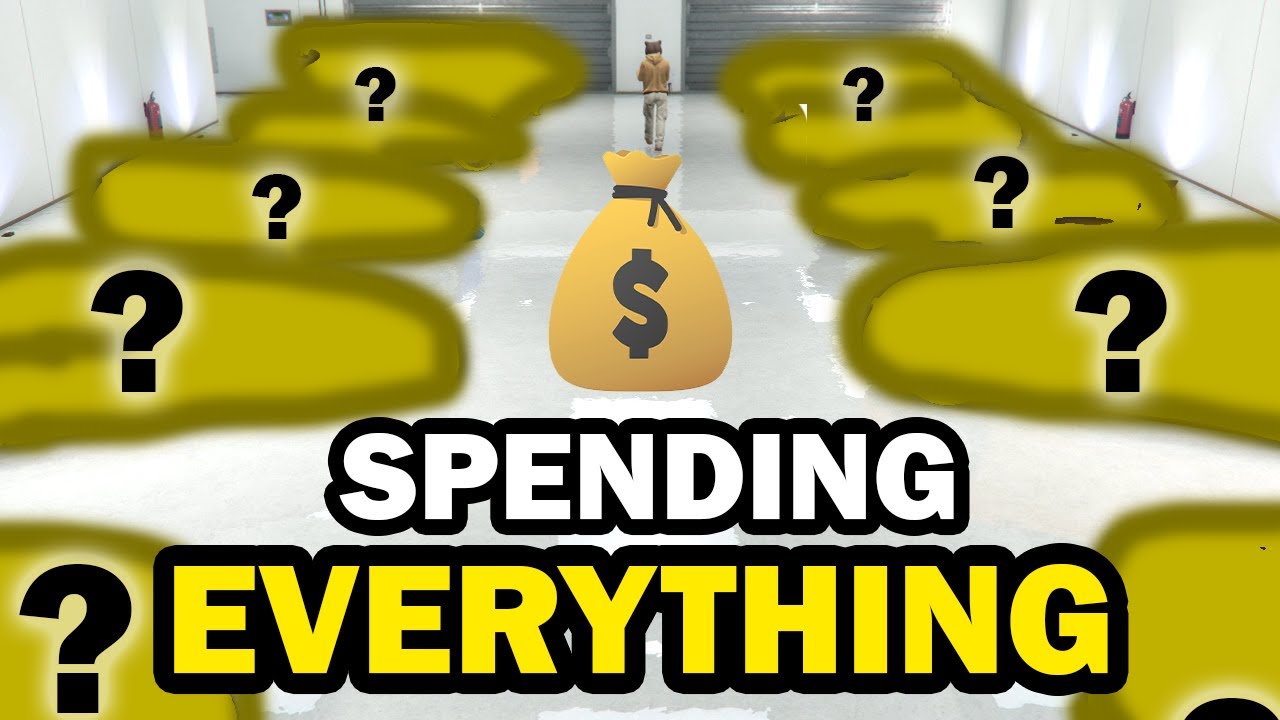 I Tried To Spend ALL 35 MILLION On A 10 Car Garage In GTA Online...