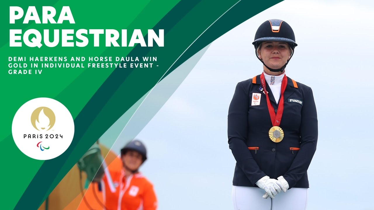 Demi Haerkens & Daula Star In The Individual Freestyle Grade IV Winning Gold 🇳🇱 🐴 🥇