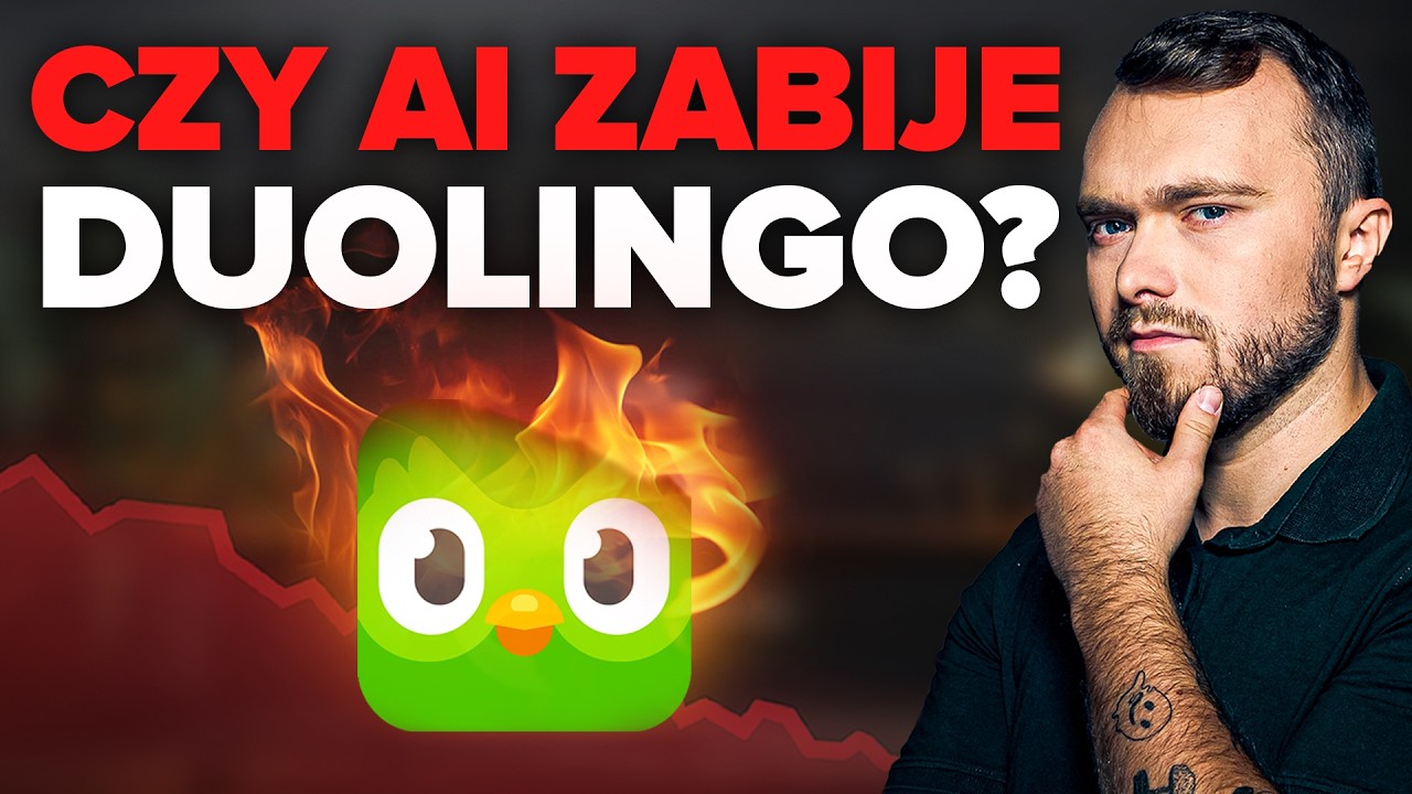 Koniec Duolingo? Kurs -70% i strach, że AI zabije ten biznes!