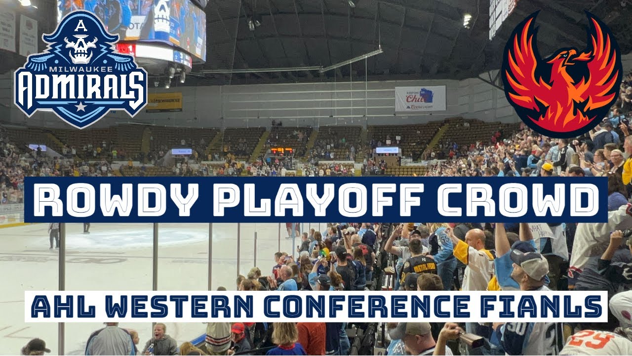Physical Playoff Hockey! Milwaukee Admirals vs. Coachella Valley Firebirds AHL