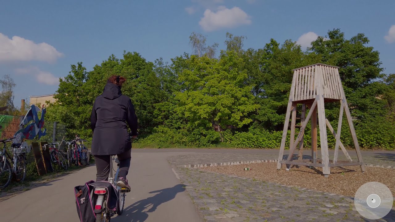cycling in Leipzig-Kleinzschocher 4K/60fps