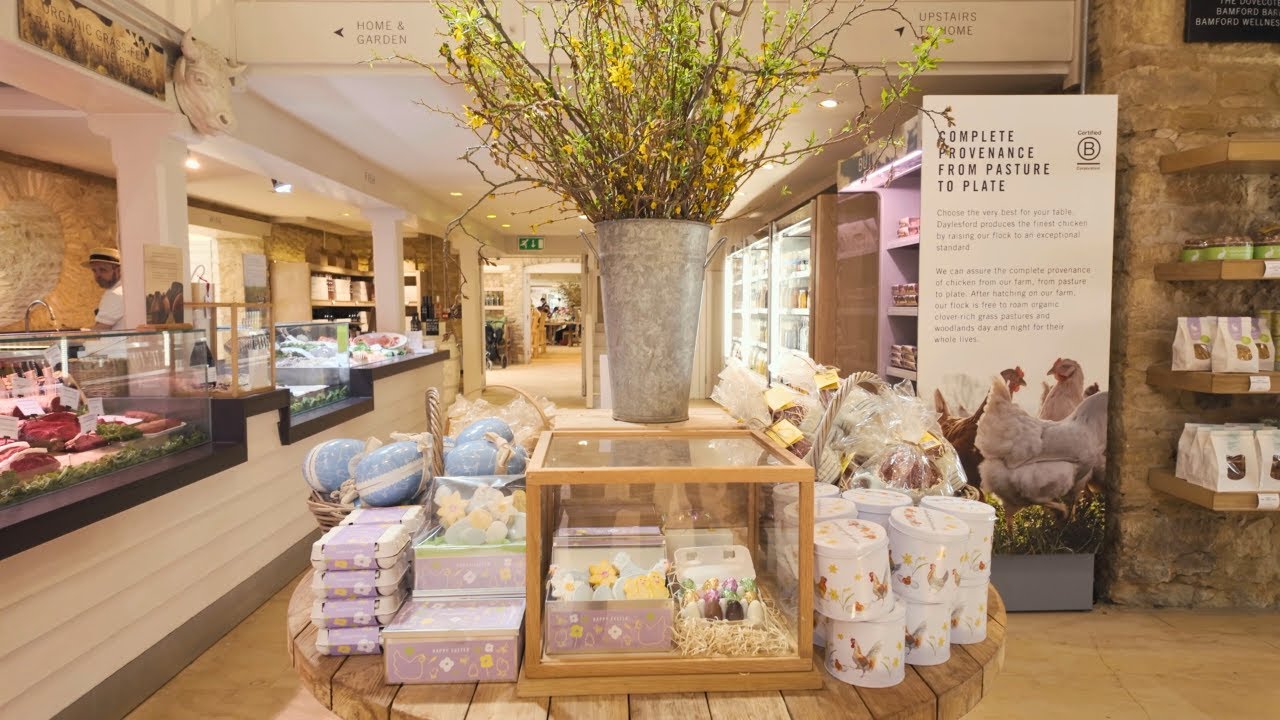 Luxury Cotswolds Shopping  🛍️ EASTER 🐇 at Daylesford Farm Shop | Cotswolds Organic Food & Gifts