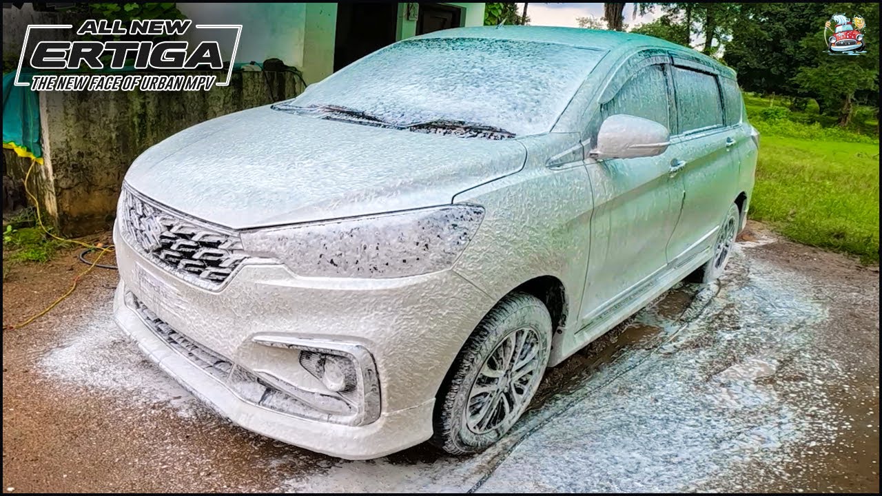 Experience The Ultimate Luxury In Car Care : Maruti Suzuki Ertiga Facelift Extreme Foam Wash ! 🔥