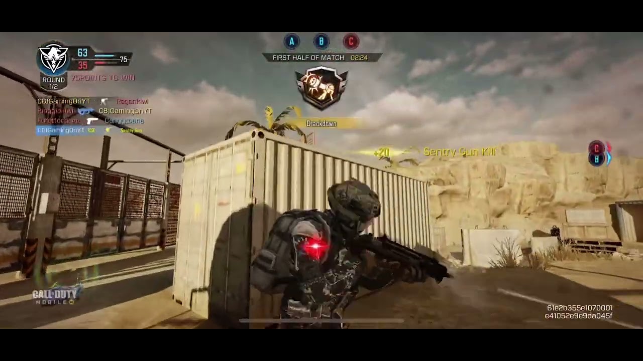 COD Mobile 10v10 Domination Rust(105 Kills)