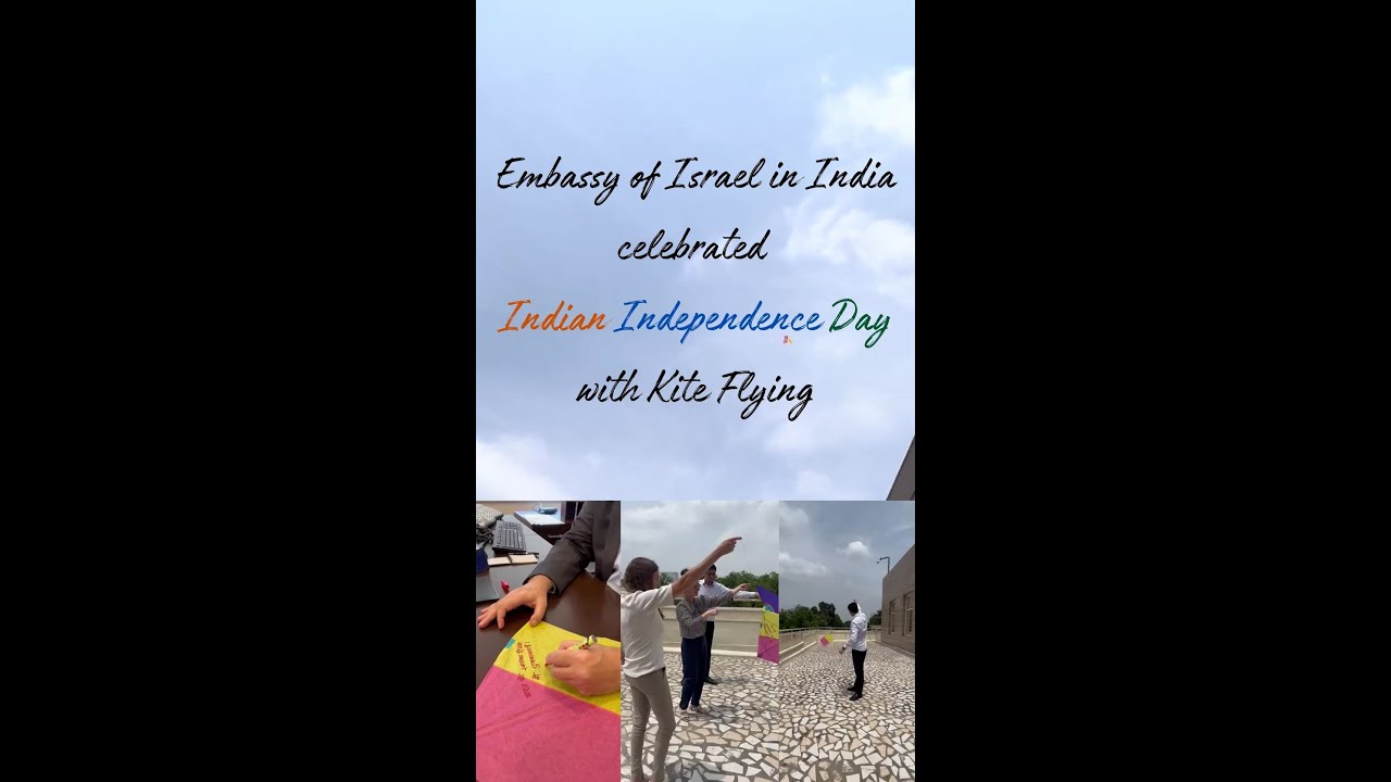 Embassy of Israel in India celebrates Indian Independence Day with Kite Flying