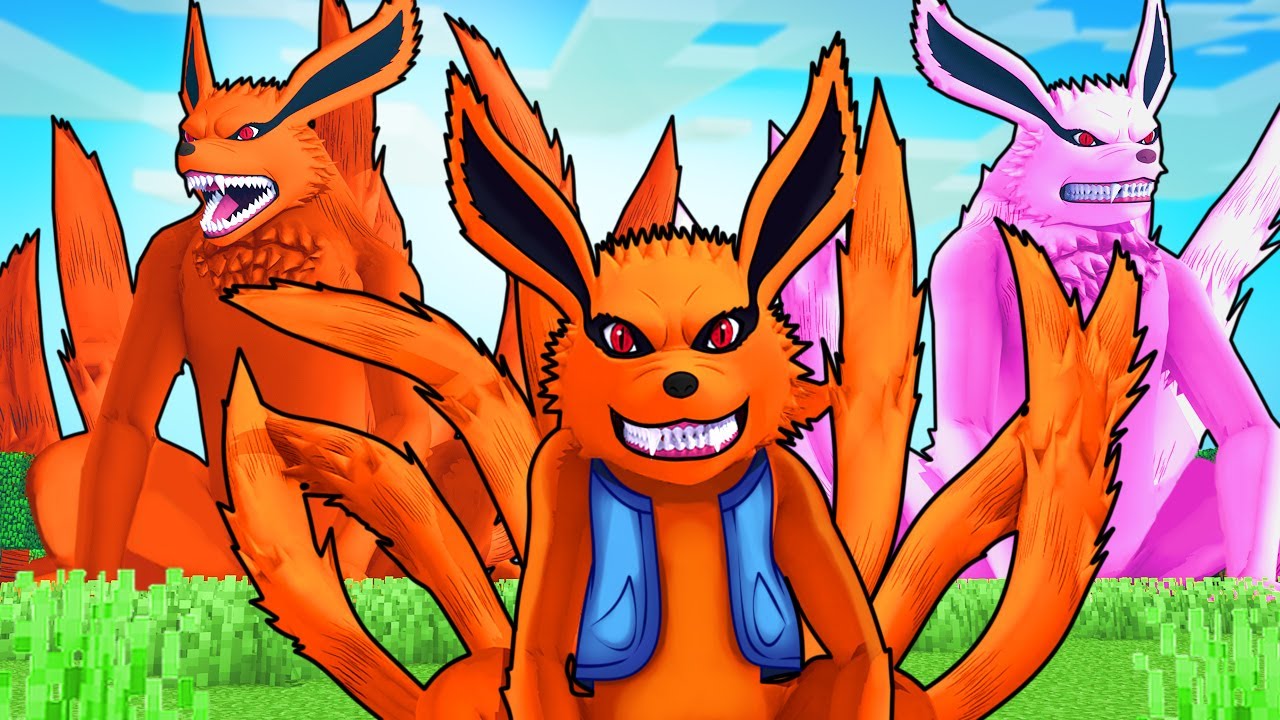 A FAMÍLIA da KURAMA no MINECRAFT NARUTO
