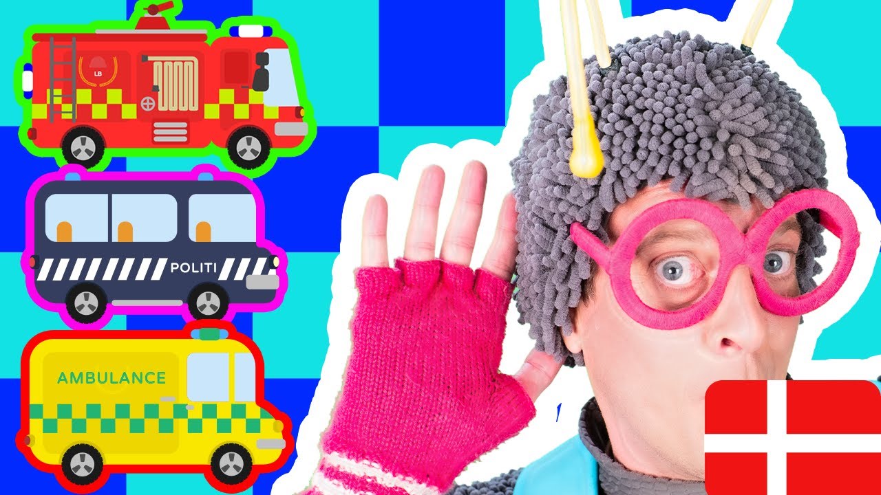 BABU BABU, brandbil, politibil, ambulance, bilsang | Lille Bille